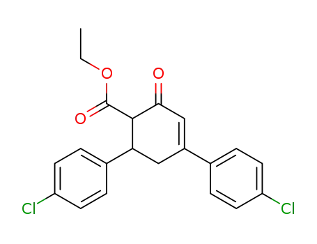 Ethyl 4,6-bis(4-chlorophenyl)-2-oxo-3-cyclohexene-1-carboxylate