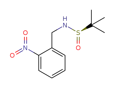 (R)-2-methyl-N-(2-nitrobenzyl)propane-2-sulfinamide