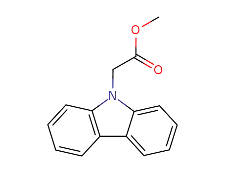 Molecular Structure of 143948-85-0 (9H-Carbazole-9-acetic acid, methyl ester)
