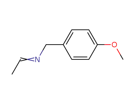 Benzenemethanamine, N-ethylidene-4-methoxy- (9CI)