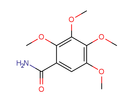 Molecular Structure of 109745-55-3 (2,3,4,5-tetramethoxybenzamide)