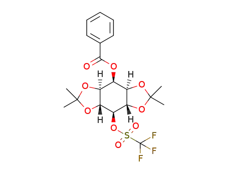 2-O-benzoyl-5-O-trifluoromethanesulfonyl-1,6:3,4-di-O-isopropylidene-myo-inositol