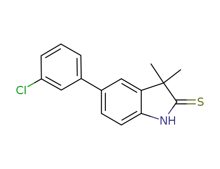 5-(3-chlorophenyl)-3,3-dimethyl-1,3-dihydro-2H-indole-2-thione