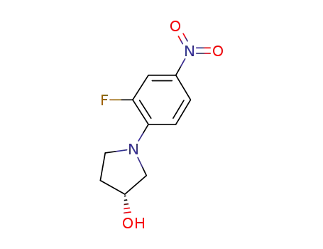3-Pyrrolidinol, 1-(2-fluoro-4-nitrophenyl)-, (3R)-