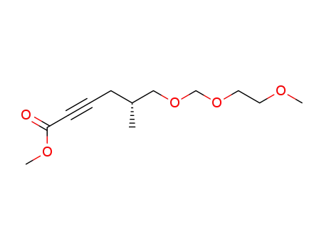(R)-6-(2-Methoxy-ethoxymethoxy)-5-methyl-hex-2-ynoic acid methyl ester