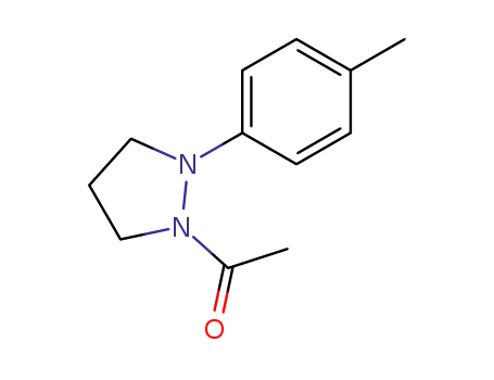Molecular Structure of 33063-63-7 (Pyrazolidine, 1-acetyl-2-(4-methylphenyl)-)