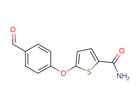 5-(4-formylphenoxy)thiophene-2-carboxamide
