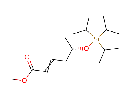 (E)-(S)-5-Triisopropylsilanyloxy-hex-2-enoic acid methyl ester