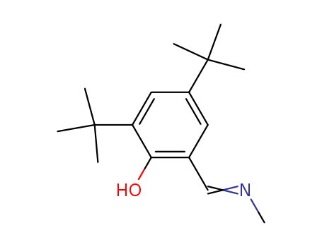 Phenol, 2,4-bis(1,1-dimethylethyl)-6-[(methylimino)methyl]-