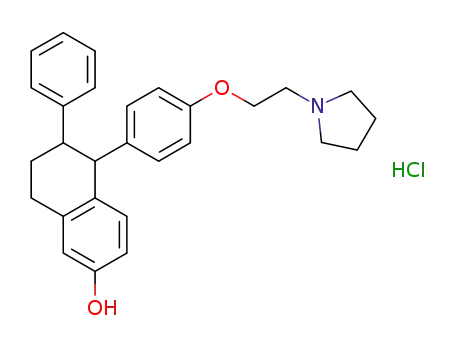 Molecular Structure of 180915-85-9 (LASOFOXIFENE)