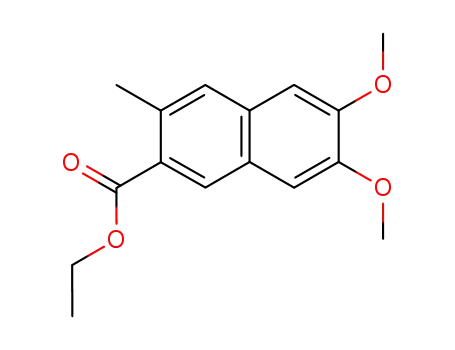 2-Naphthalenecarboxylic acid, 6,7-dimethoxy-3-methyl-, ethyl ester
