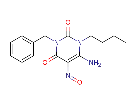 6-amino-3-benzyl-1-butyl-5-nitrosouracil
