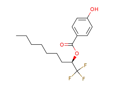(R)-(+)-1-(trifluoromethyl)octyl p-hydroxybenzoate