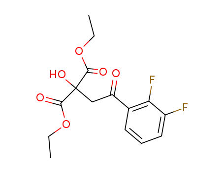 Propanedioic acid, [2-(2,3-difluorophenyl)-2-oxoethyl]hydroxy-, diethyl
ester