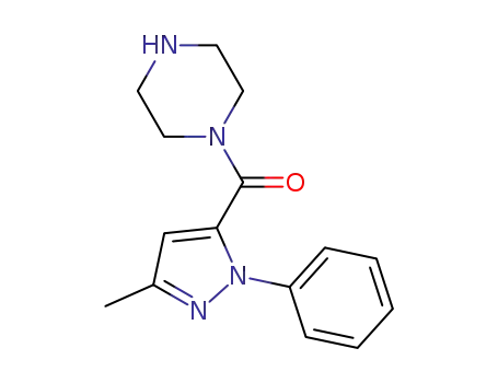 Piperazine, 1-[(3-methyl-1-phenyl-1H-pyrazol-5-yl)carbonyl]-