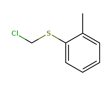 Molecular Structure of 63580-69-8 (Benzene, 1-[(chloromethyl)thio]-2-methyl-)