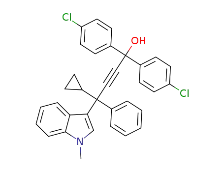 C<sub>34</sub>H<sub>27</sub>Cl<sub>2</sub>NO