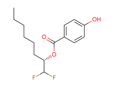 (S)-(-)-1-(difluoromethyl)heptyl p-hydroxybenzoate