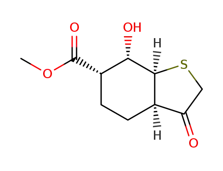 (3aR,6S,7S,7aS)-7-Hydroxy-3-oxo-octahydro-benzo[b]thiophene-6-carboxylic acid methyl ester