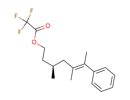 (3R,5E)-3,5-dimethyl-6-phenyl-5-hepten-1-yl trifluoroacetate