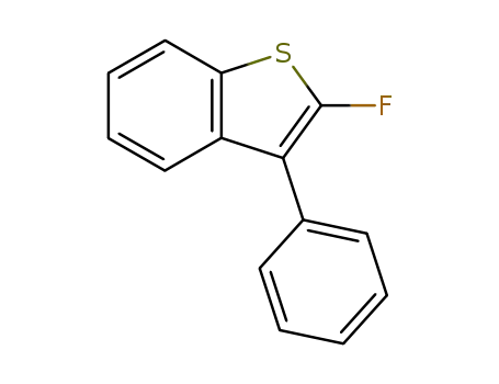 Molecular Structure of 849403-86-7 (Benzo[b]thiophene, 2-fluoro-3-phenyl-)