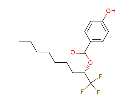 (S)-(-)-1-(trifluoromethyl)octyl p-hydroxybenzoate