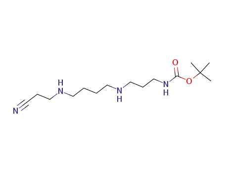 16-cyano-2,2-dimethyl-3-oxa-4-oxo-5,9,14-triazahexadecane