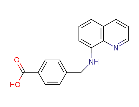Benzoic acid, 4-[(8-quinolinylamino)methyl]-