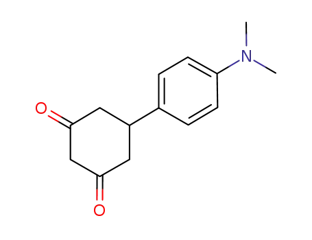 Molecular Structure of 144128-70-1 (5-[4-(DIMETHYLAMINO)PHENYL]-1,3-CYCLOHEXANEDIONE)