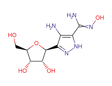 4-amino-3-(β-D-ribofuranosyl)pyrazole-5-carboxamidoxime