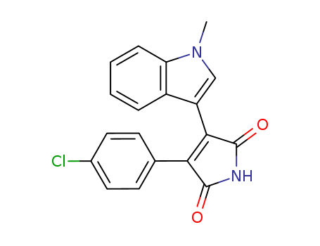 3-(4-Chlorophenyl)-4-(1-methyl-1H-indol-3-yl)-1H-pyrrole-2,5-dione