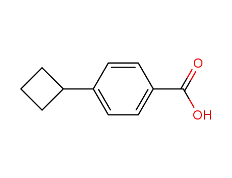 Molecular Structure of 3158-70-1 (4-cyclobutyl-benzoic acid)