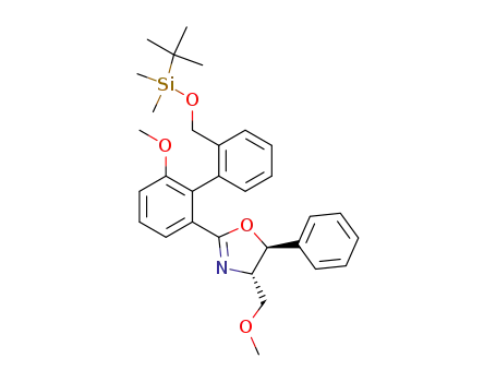 (4S,5S)-2-[2'-(tert-Butyl-dimethyl-silanyloxymethyl)-6-methoxy-biphenyl-2-yl]-4-methoxymethyl-5-phenyl-4,5-dihydro-oxazole