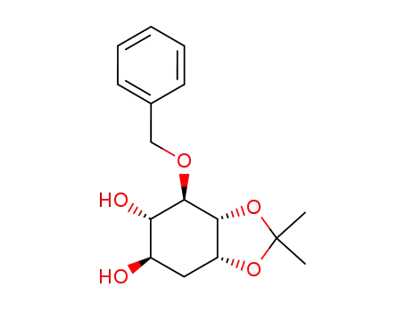 Molecular Structure of 148888-41-9 (1D-6-O-benzyl-3-deoxy-1,2-O-isopropylidene-myo-inositol)