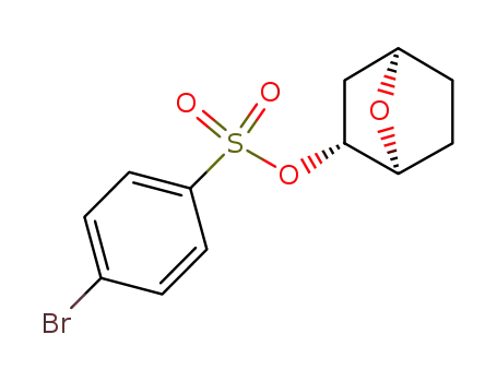 Molecular Structure of 61341-83-1 (Benzenesulfonic acid, 4-bromo-, 7-oxabicyclo[2.2.1]hept-2-yl ester,
exo-)