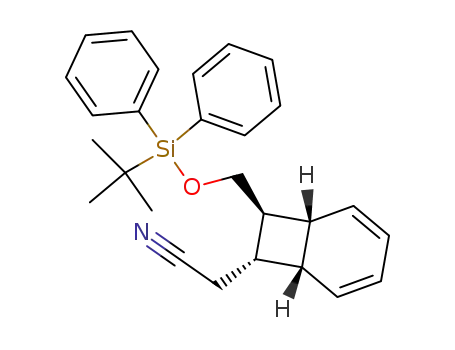 [(1R,6R,7S,8R)-8-(tert-Butyl-diphenyl-silanyloxymethyl)-bicyclo[4.2.0]octa-2,4-dien-7-yl]-acetonitrile