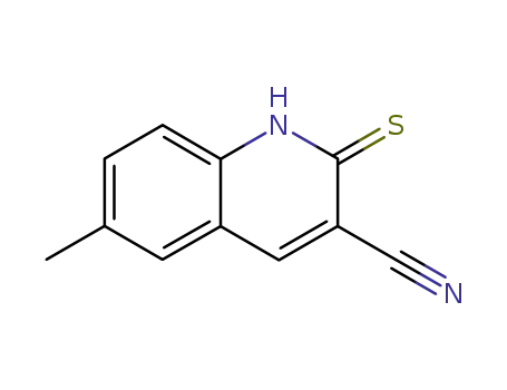 1,2-Dihydro-6-methyl-2-thioxo-3-quinolinecarbonitrile