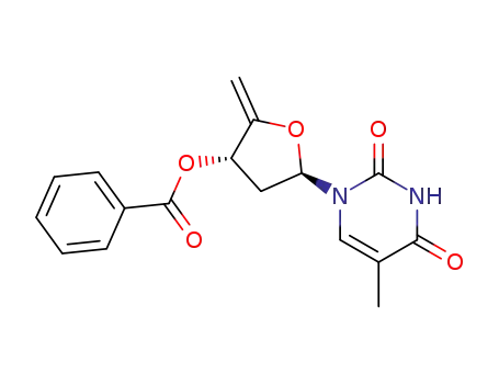 1-(3-O-benzoyl-2,5-dideoxy-β-D-glycero-pent-4-enofuranosyl)thymine