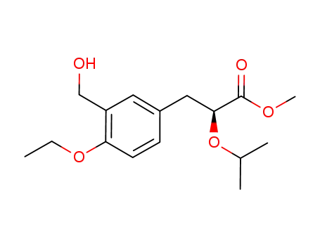 methyl 2(S)-isopropoxy-3-(4-ethoxy-3-hydroxymethylphenyl)-propanoate