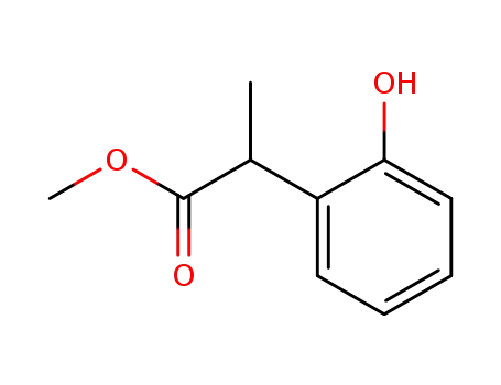 Molecular Structure of 54493-89-9 (Methyl 2-(2-hydroxyphenyl)propanoate)