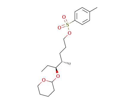 Toluene-4-sulfonic acid (4S,5S)-4-methyl-5-(tetrahydro-pyran-2-yloxy)-heptyl ester