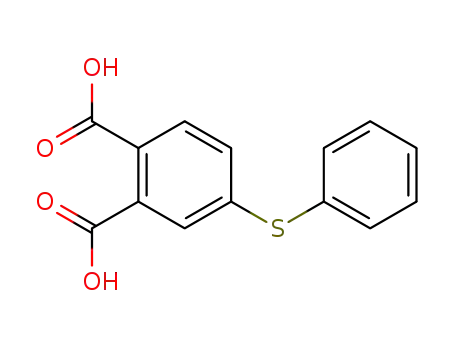 Molecular Structure of 53656-45-4 (4-phenylsulfanyl-phthalic acid)
