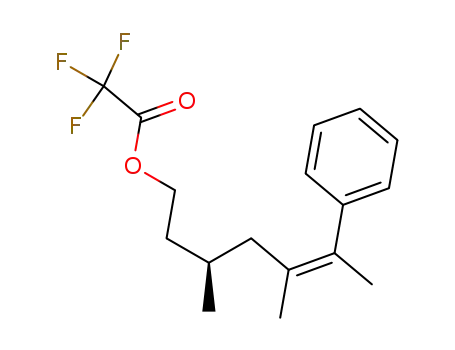 (3R,5Z)-3,5-dimethyl-6-phenyl-5-hepten-1-yl trifluoroacetate