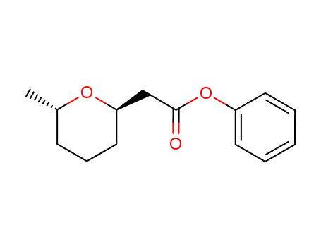 phenyl (2R,6S)-(trans-6-methyltetrahydropyran-2-yl)acetate