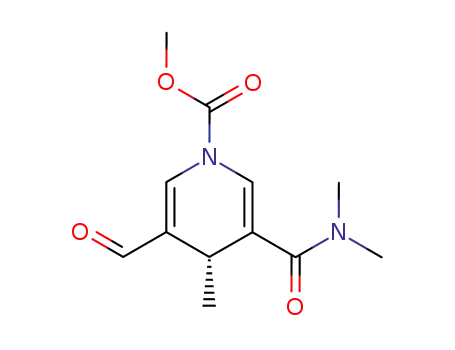 5-(N,N-dimethylcarbamoyl)-3-formyl-N-(methoxycarbonyl)-4(R)-methyl-1,4-dihydropyridine