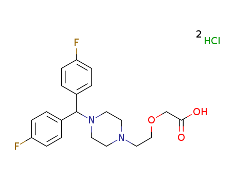 Acetic acid,2-[2-[4-[bis(4-fluorophenyl)methyl]-1-piperazinyl]ethoxy]-, hydrochloride (1:2)