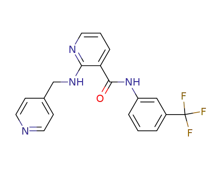 3-Pyridinecarboxamide,
2-[(4-pyridinylmethyl)amino]-N-[3-(trifluoromethyl)phenyl]-
