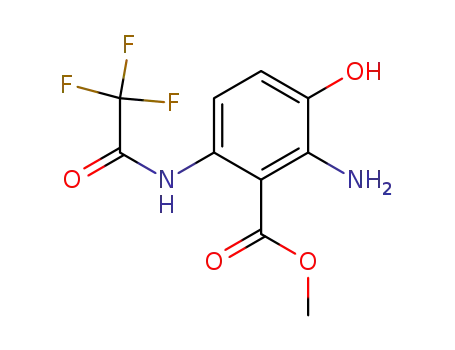 Benzoic acid, 2-amino-3-hydroxy-6-[(trifluoroacetyl)amino]-, methyl
ester
