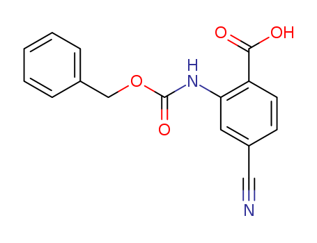 Benzoic acid, 4-cyano-2-[[(phenylmethoxy)carbonyl]amino]-