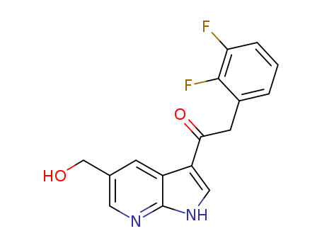 Ethanone, 2-(2,3-difluorophenyl)-1-[5-(hydroxymethyl)-1H-pyrrolo[2,3-b]pyridin-3-yl]-
